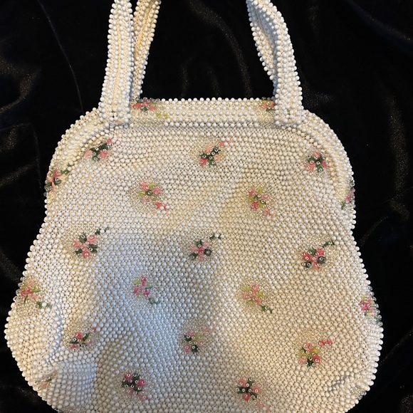 Corde bead vintage hinged bag in perfect condition - Picture 2 of 9